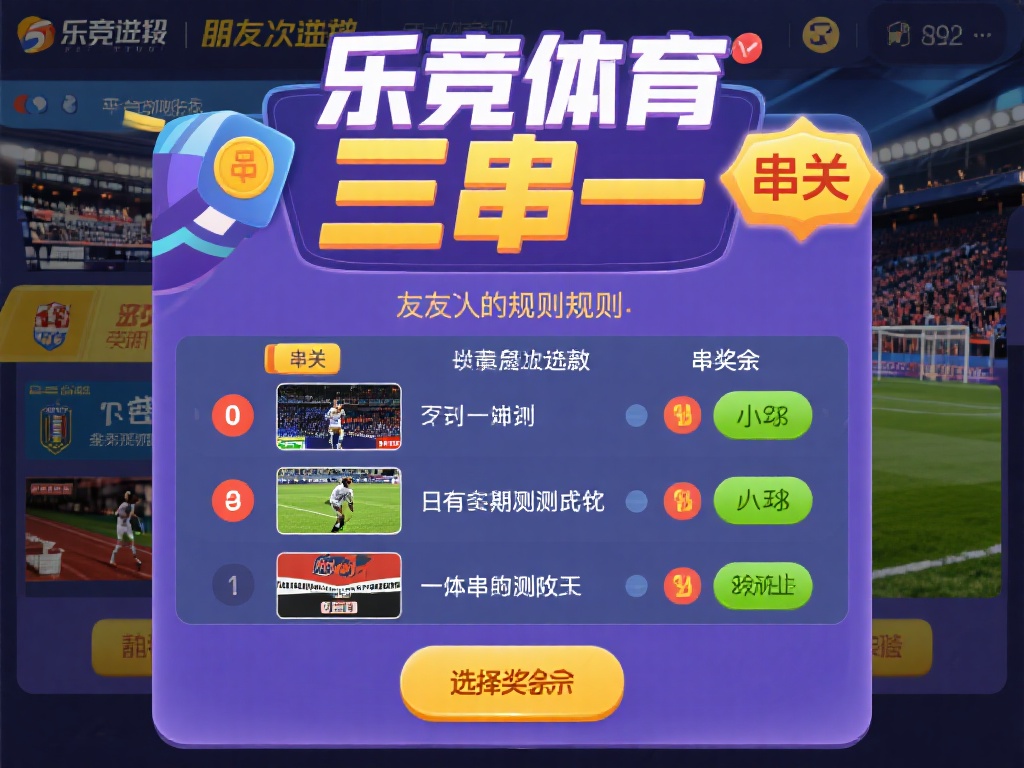 对于初次接触“乐竞体育三串一”的朋友来说，熟悉规则
