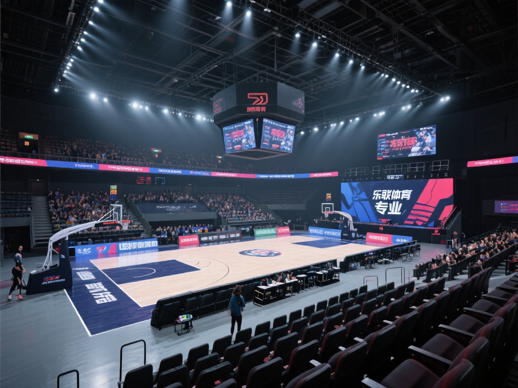 乐竞体育体育馆的设计理念以“专业”为核心，场馆内部